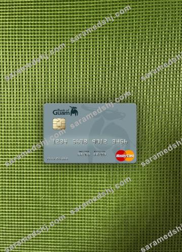 Palau Bank of Guam mastercard  photolook front